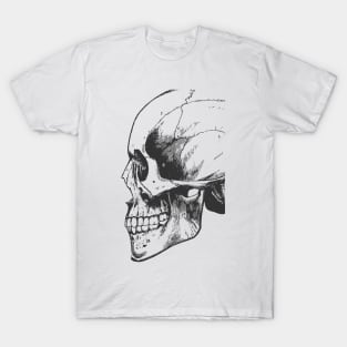 Skull Art • Large Print • Goth Art T-Shirt